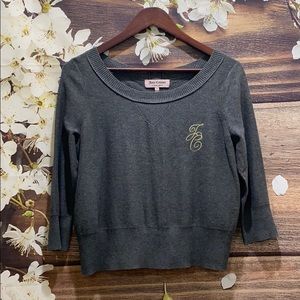 JUICY COUTURE 3/4 Sleeve Sweater